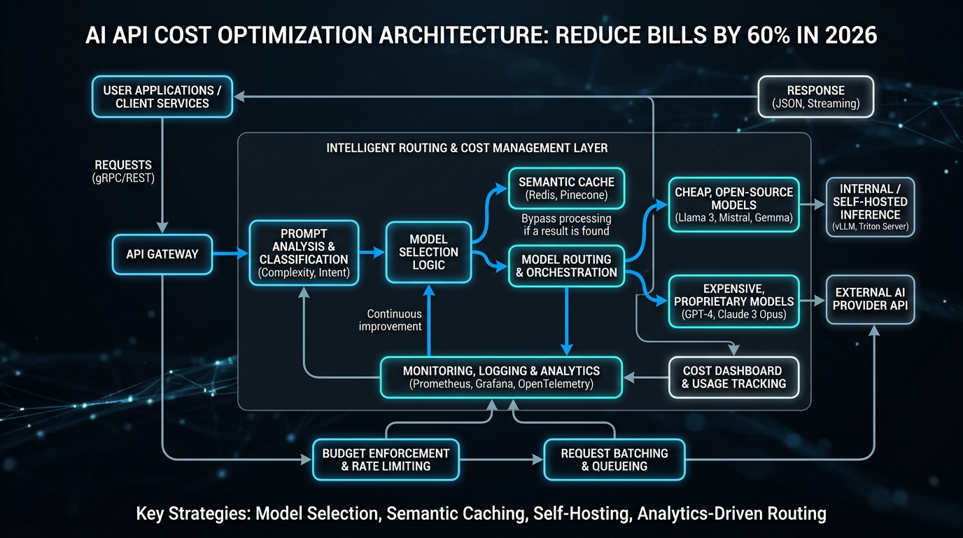 AI API Cost Optimization: Cut Your Bills by 60% in 2026