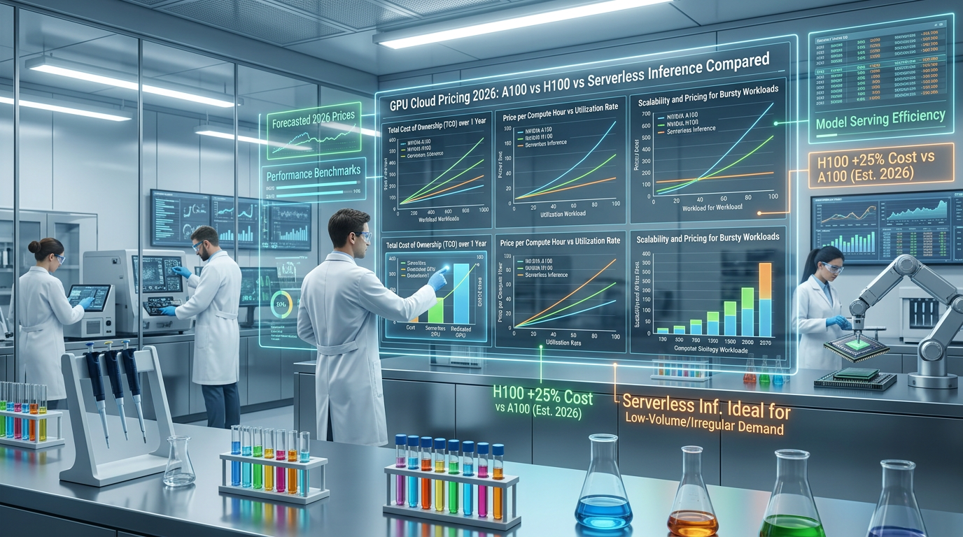 GPU Cloud Pricing 2026: A100 vs H100 vs Serverless Compared