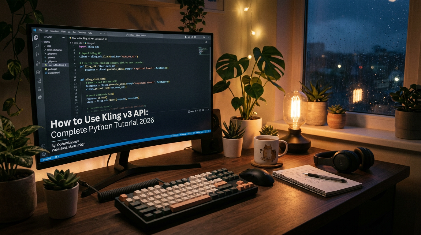 Kling v3 API Python Tutorial: Complete Guide 2026